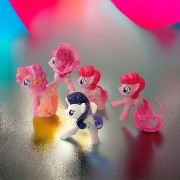 5 My Little Pony Mcdonalds Happy Meal Toy Set MLP Pinkie Pie Rarity Cutie Crew. - Picture 15 of 16